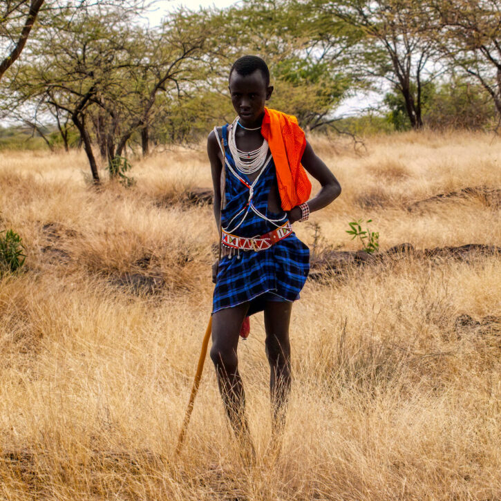 Masai Boy near Nguruman